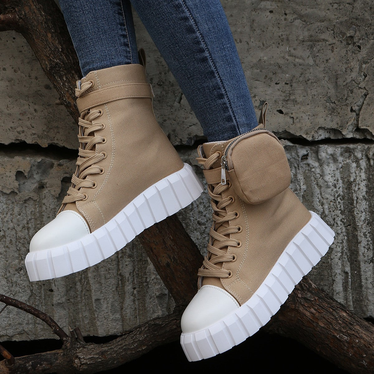 OrthoCare High-Top Canvas Shoes - Breathable Comfort