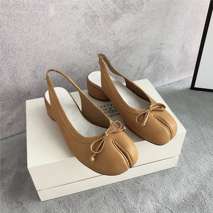 Wilhelmina | Women’s Orthopedic Bow Accent Slingback Flats