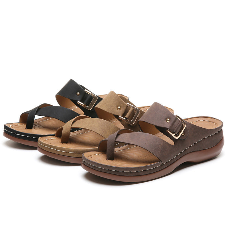 Anika | Orthopedic Adjustable Comfort Slide Sandals