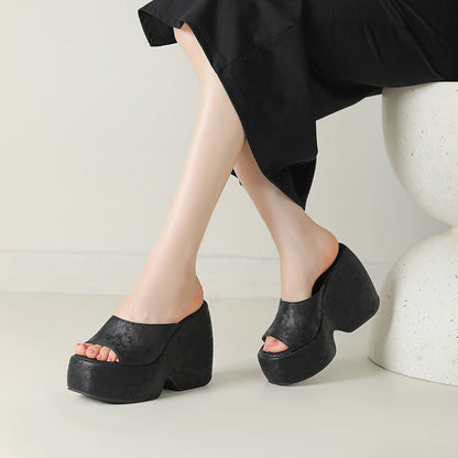 Halo | Women’s Orthopedic Platform Wedge Slide Sandals