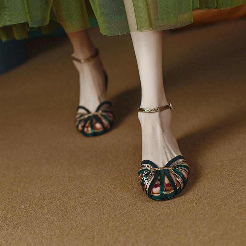 OrthoCare Retro Woven Roman Shoes - Unique And Elegant