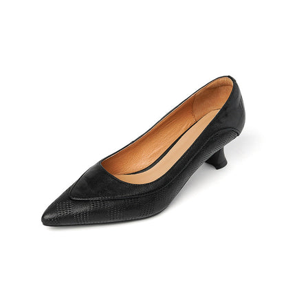 Sandra | Orthopedic Vintage Low-Heel Pumps