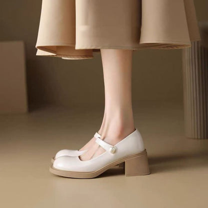 OrthoCare Mary Jane Leather Shoes - Vintage Comfort