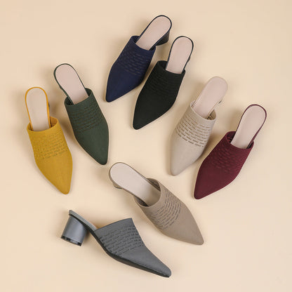 Meliora | Women’s Orthopedic Pointed Toe Mule Heels
