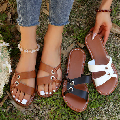 OrthoCare Cross-Strap Comfort Sandals