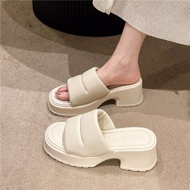 Ushara | Women’s Orthopedic Platform Comfort Slide Sandals