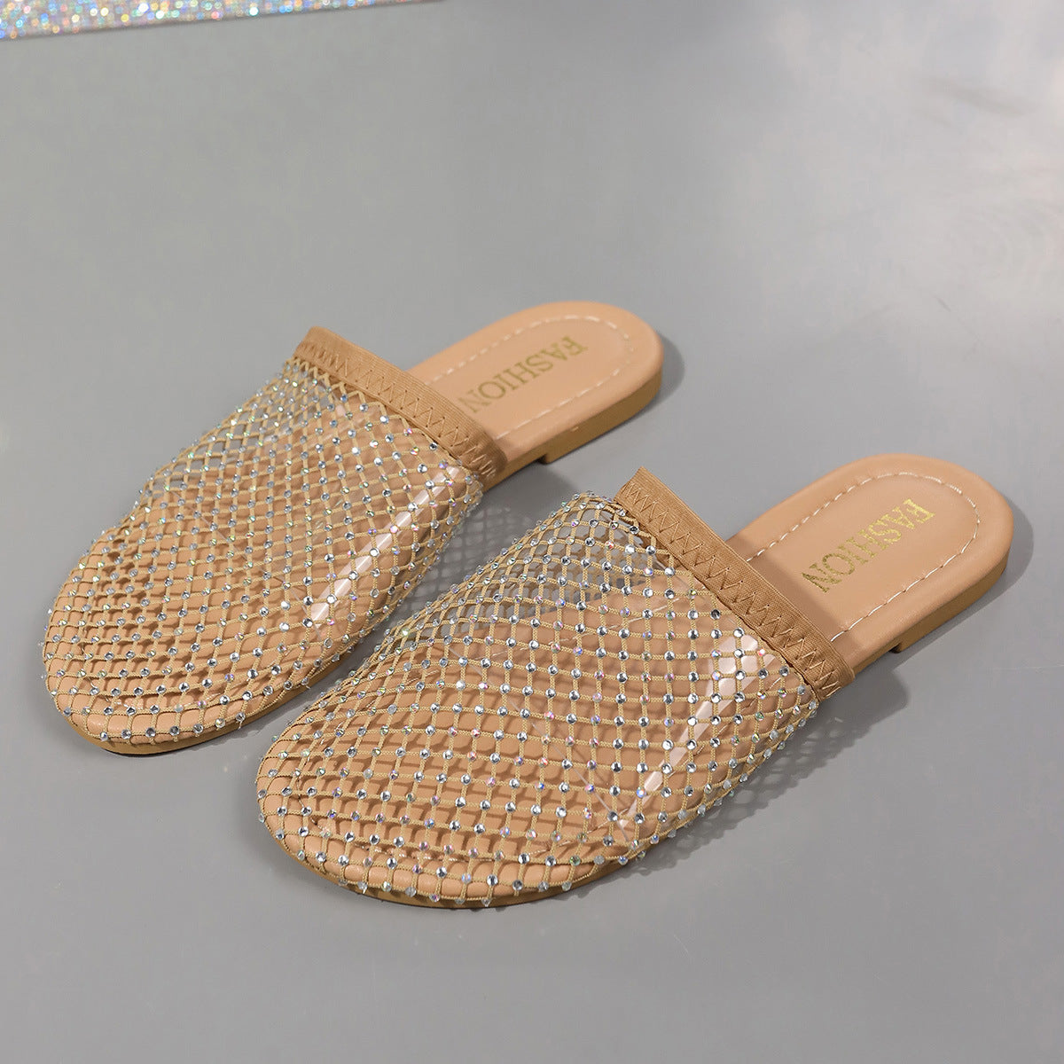 OrthoCare Rhinestone Comfort Slide Sandals
