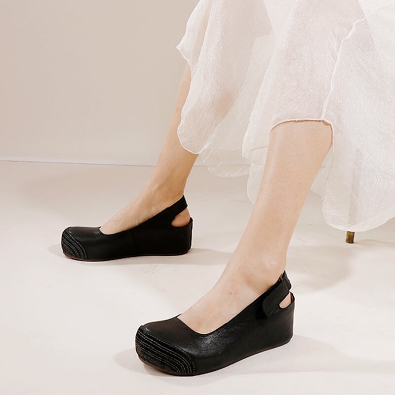 Julia | Women’s Orthopedic Round-Toe Low-Heel Comfort Shoes
