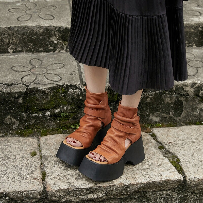 Paisley | Orthopedic Women’s Retro Chunky Platform Sandals