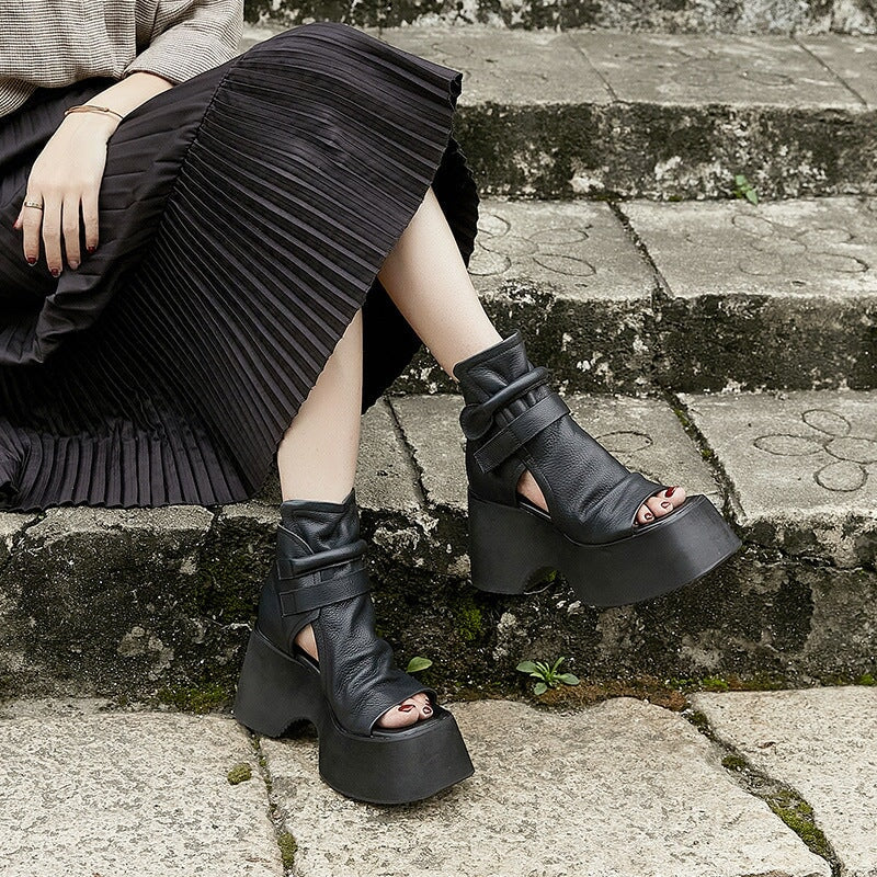 Paisley | Orthopedic Women’s Retro Chunky Platform Sandals